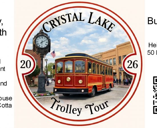2026 Crystal Lake Trolley Tour